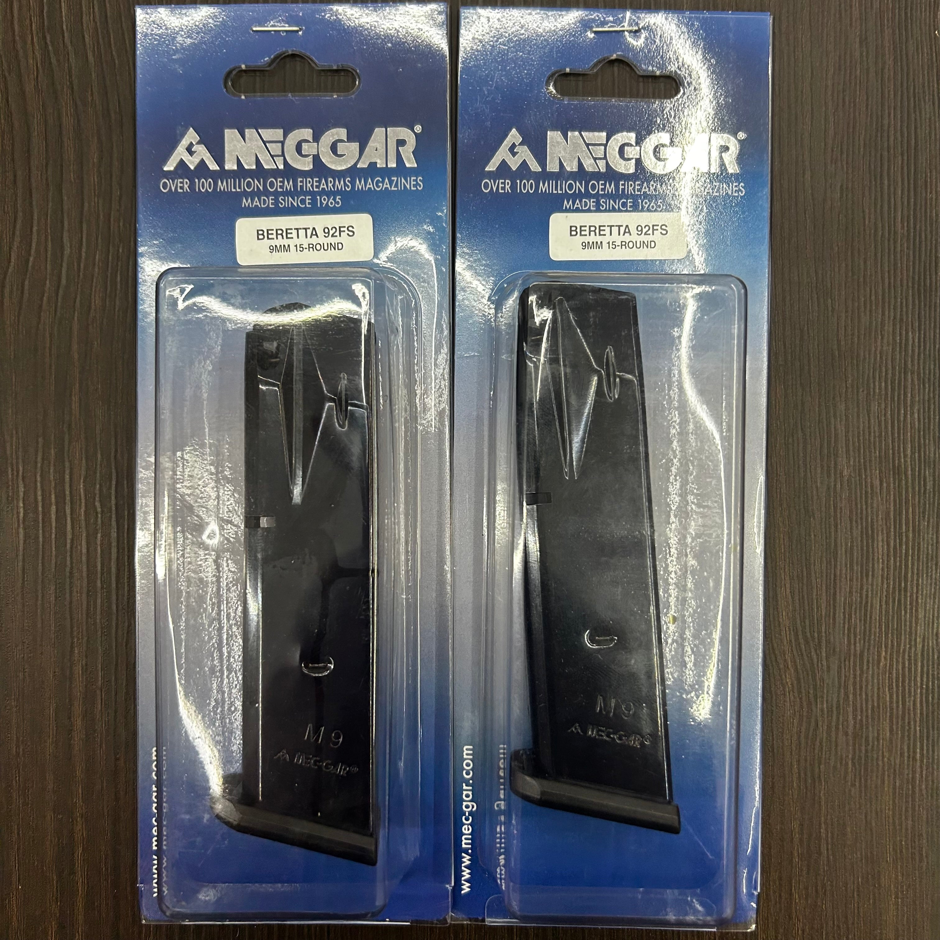 CARGADOR PARA PISTOLA BERETTA FS92/99 DE 15 BALAS, CALIBRE 9MM