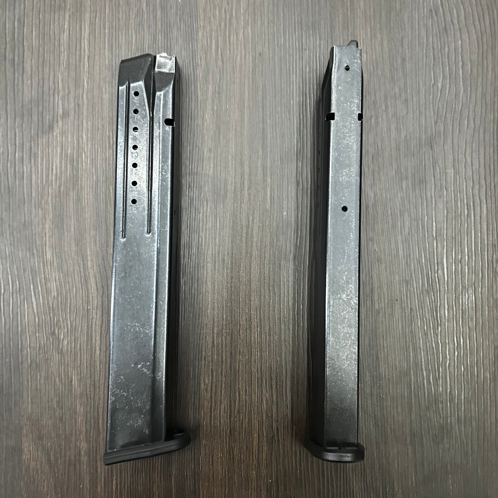 CARGADOR EXTENDIDO PARA PISTOLA SMITH & WESSON M&P9 DE 32 BALAS, MODELOS M&P9, M&P9C CALIBRE 9MM