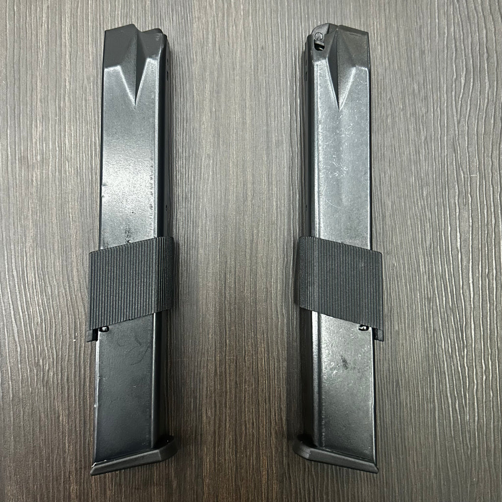 CARGADOR EXTENDIDO PARA PISTOLA SPRINGFIELD HS2000 / XD DE 32 CAPSULAS, CALIBRE 9MM