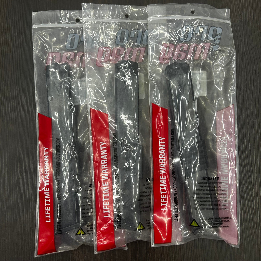 CARGADOR EXTENDIDO PARA PISTOLA SPRINGFIELD HS2000 / XD DE 32 CAPSULAS, CALIBRE 9MM