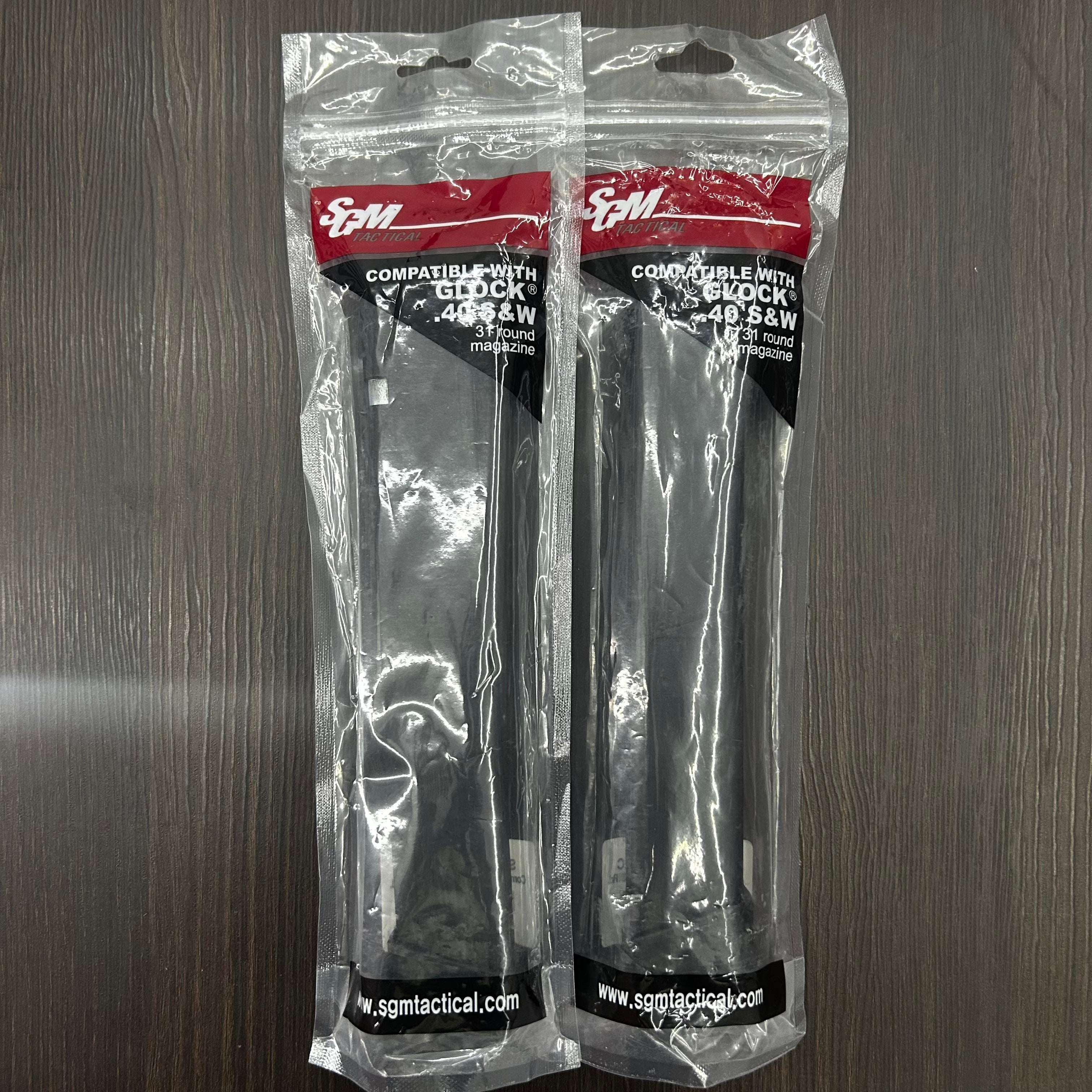 CARGADOR SGM TACTICAL PARA GLOCK 40, 31 CÁPSULAS, CALIBRE 9MM – NUEVO
