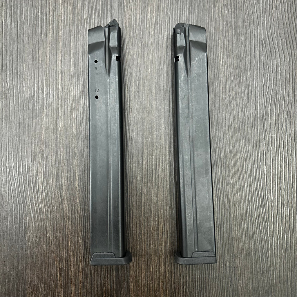 CARGADOR EXTENDIDO PARA PISTOLA SIG SAUER P365 DE 32 CAPSULAS, MODELOS P365, P365X, P365XL CALIBRE 9MM