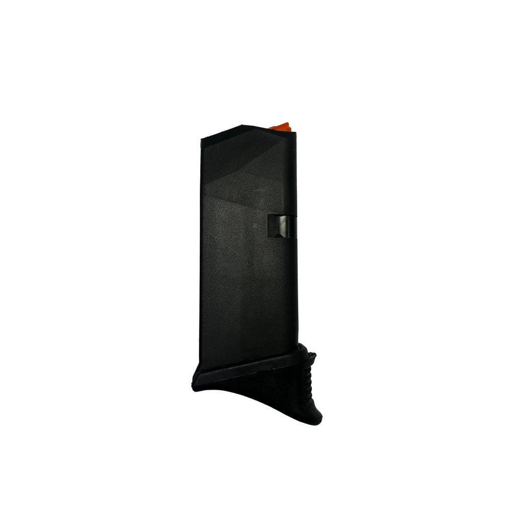 CARGADOR PARA PISTOLA GLOCK 26 DE 10 CÁPSULAS CON SOPORTE PARA DEDO – CALIBRE 9MM