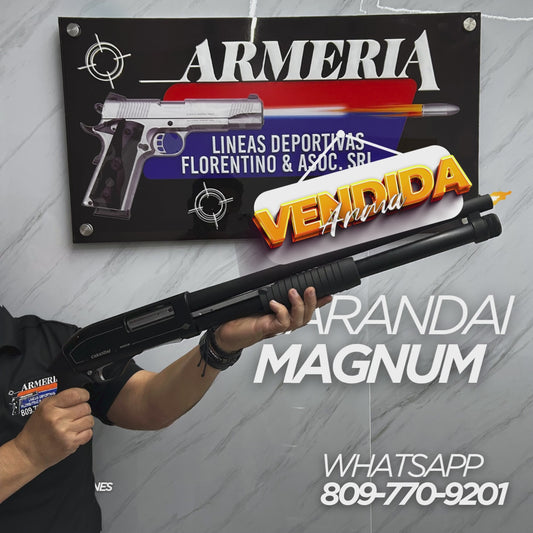 ESCOPETA CARANDAI, MODELO MAGNUM, CALIBRE 12GA, CAPACIDAD: 7 + 1