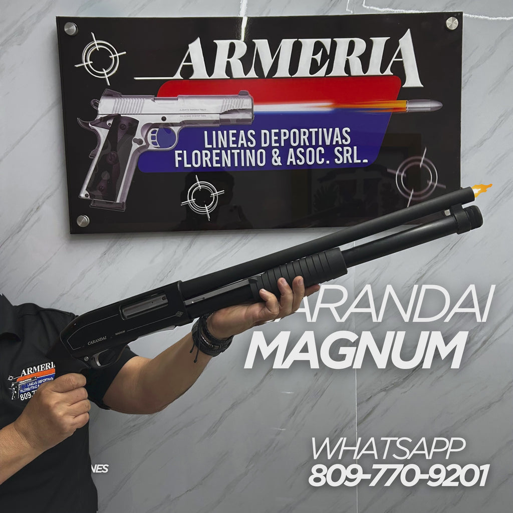 ESCOPETA CARANDAI, MODELO MAGNUM, CALIBRE 12GA, CAPACIDAD: 7 + 1